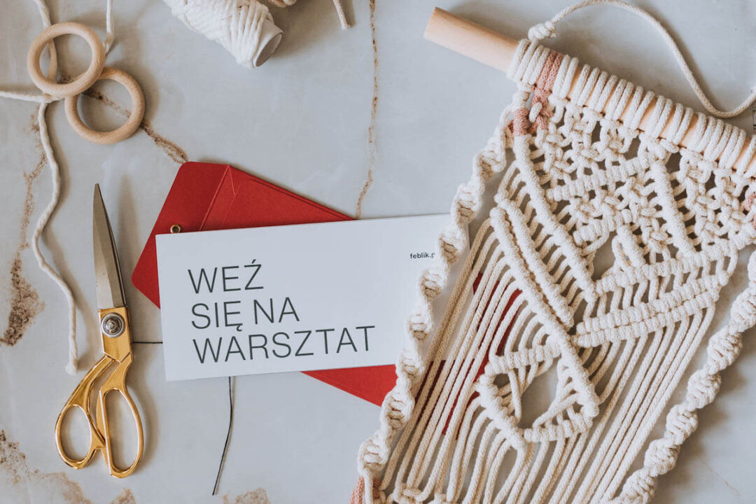 Voucher na warsztat rzemioslo sztuka ekologia idealny prezent