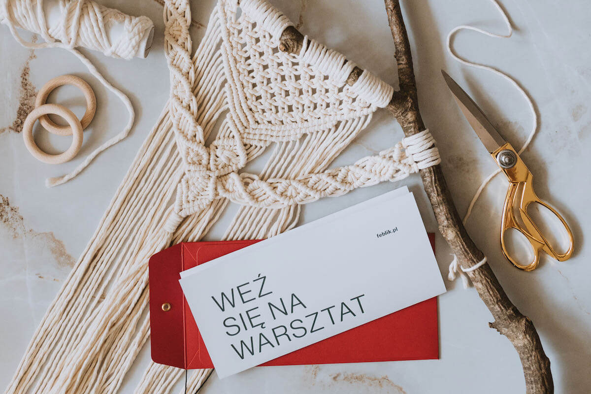 Voucher na warsztat rzemioslo sztuka ekologia idealny prezent