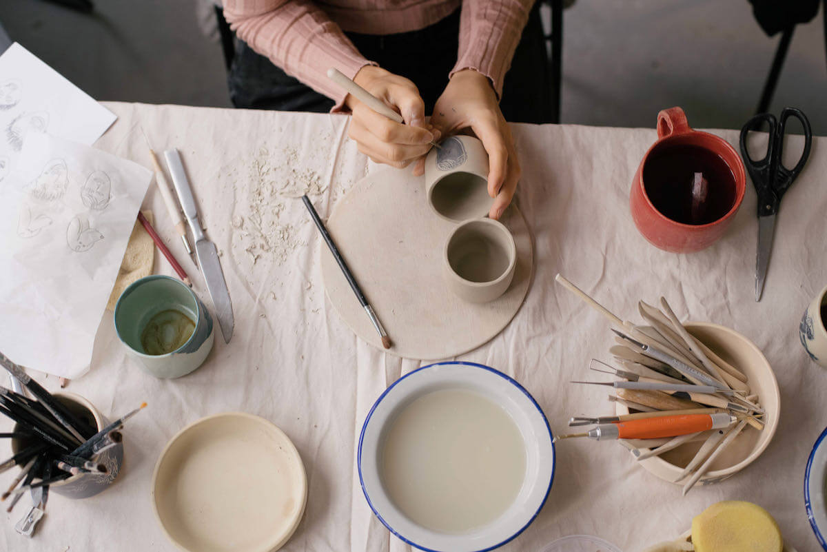 Sgraffito warsztaty ceramiczne Gabi Strama
