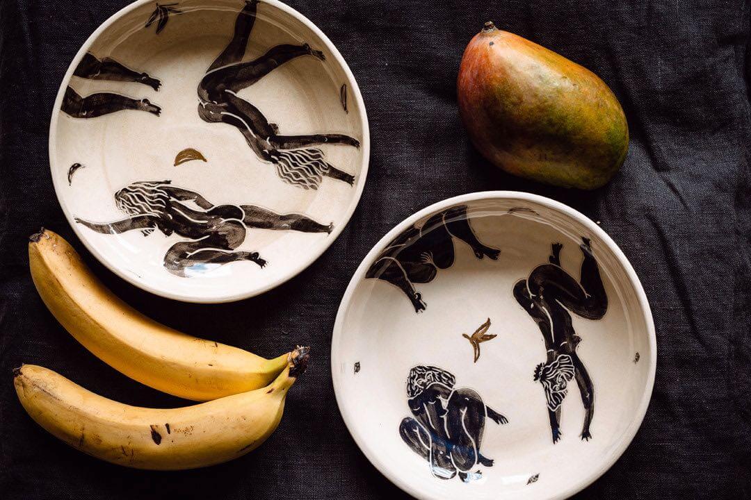 Warsztaty ceramiczne sgraffito miski Gabi Strama