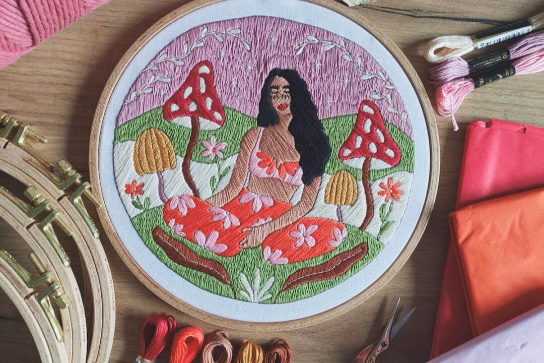 Warsztaty haftu haftowania Michalina Mruczek HandMade