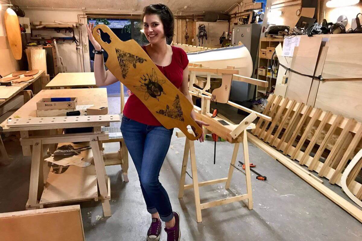 Warsztaty stolarskie longboard Miasto Szkutnia