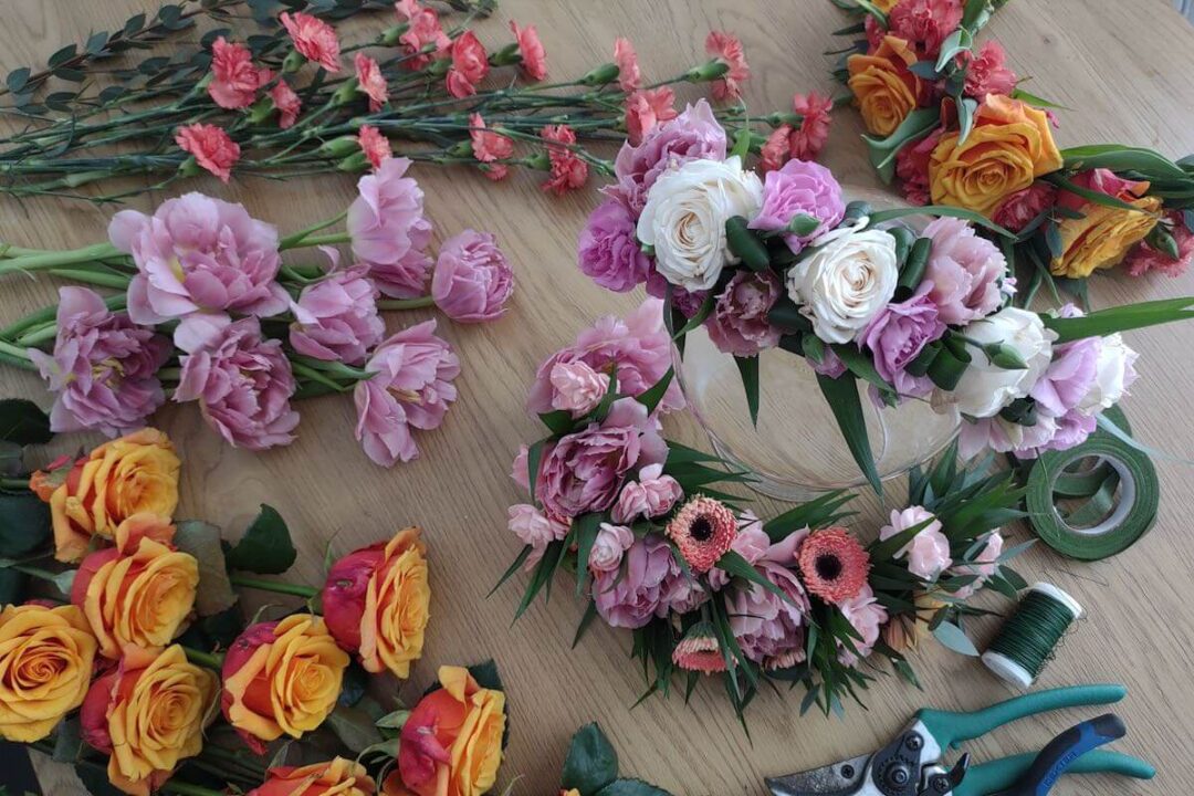 warsztaty florystyczne wianki struktury natury